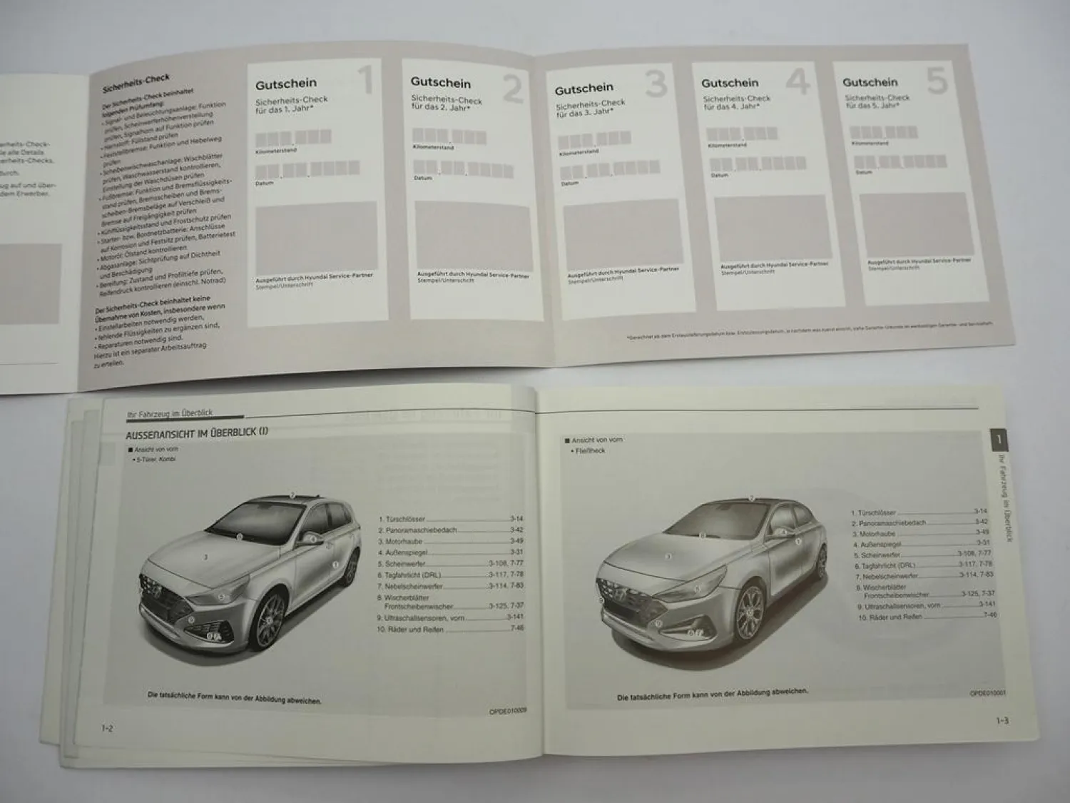 Bordmappe Hyundai i30 Betriebsanleitung 2022 Bedienungsanleitung Deutsch