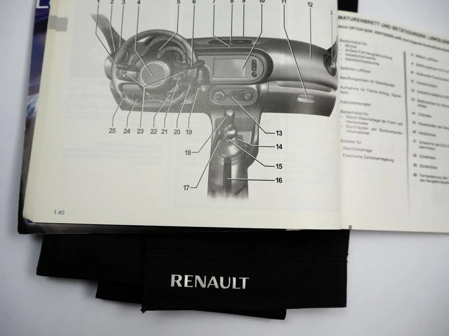 Bordmappe Renault Twingo 3 Betriebsanleitung Bedienungsanleitung 2015 Bordbuch