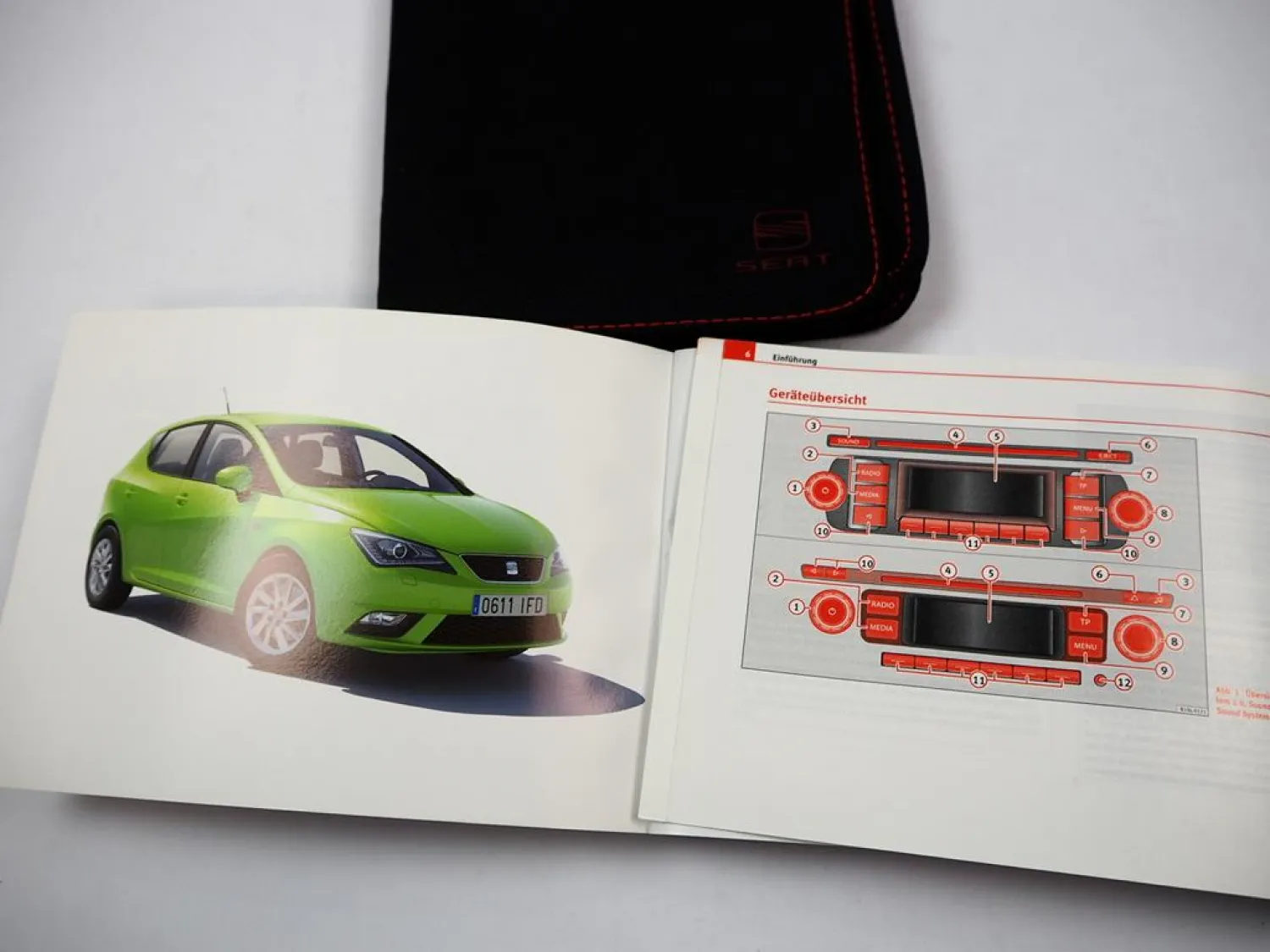 Bordmappe Seat Ibiza 6J Betriebsanleitung Handbuch Bordbuch Deutsch 5/2013