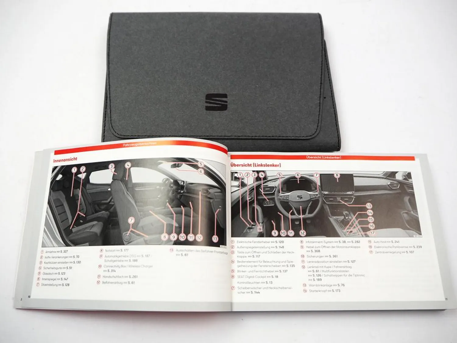Bordmappe Seat Leon 5D Sportstourer Betriebsanleitung 11/2025 Bedienungsanleitung
