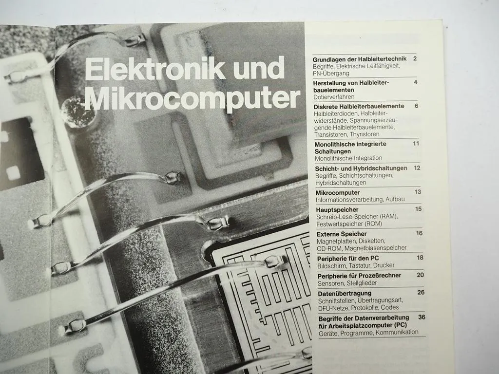 Bosch Elektronik und Mikrocomputer Schulungshandbuch 1987