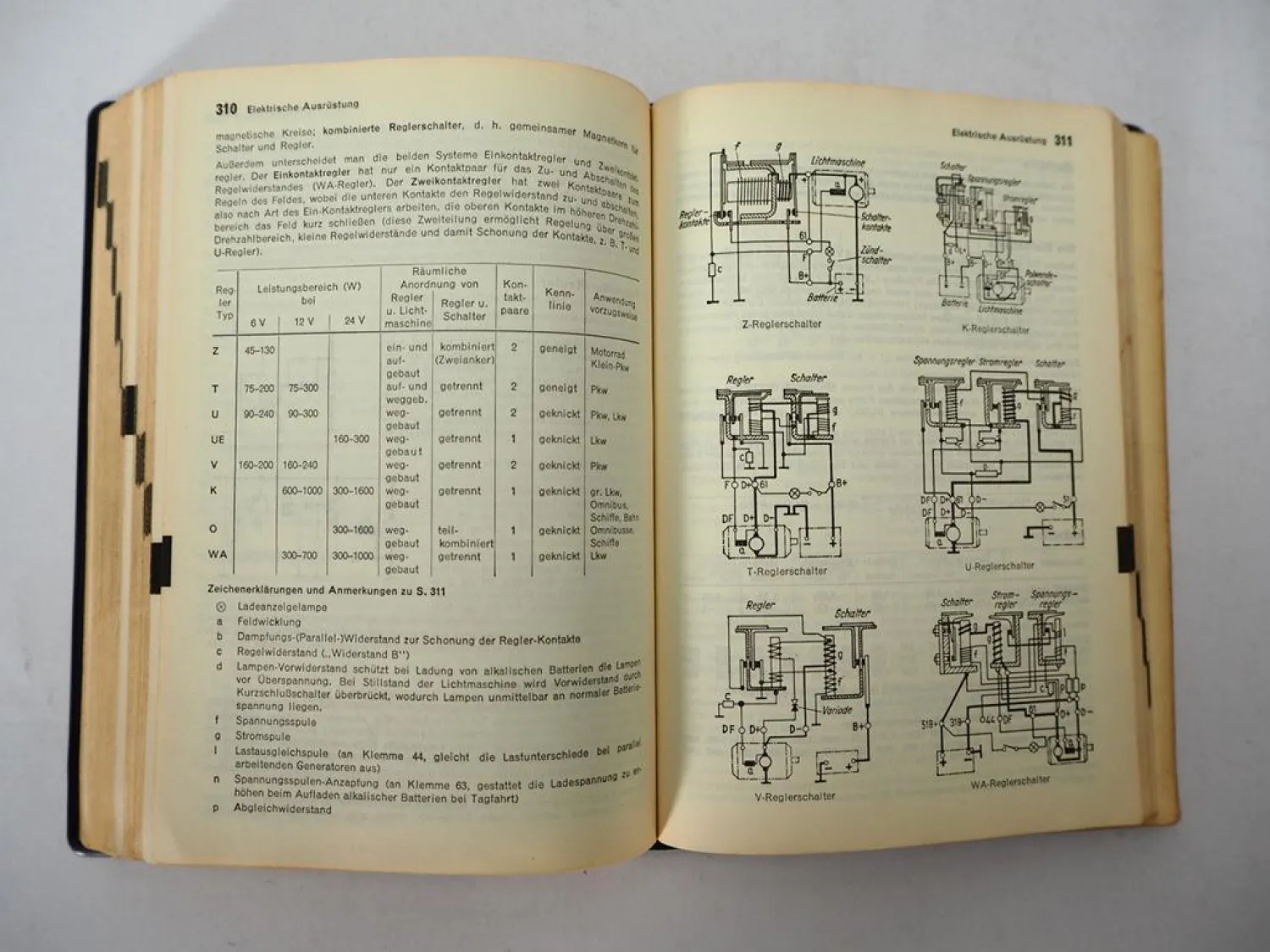 Bosch Kraftfahrtechnisches Taschenbuch 1961 Fachbuch KFZ Technik Elektrik