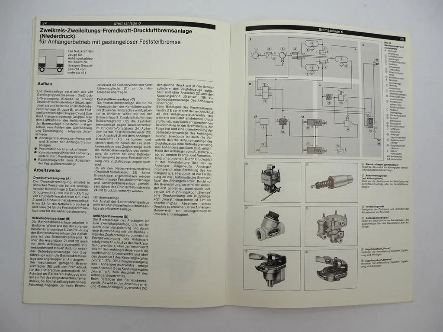 Bosch Technische Unterrichtung Druckluftbremsanlagen mit ABS 1981