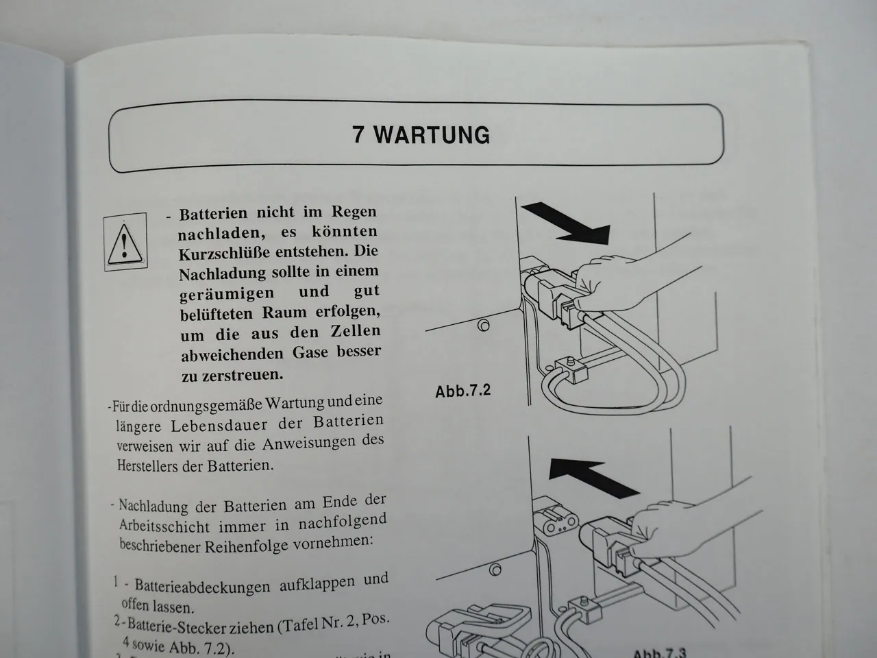 BP HT 3 3.5 4 5 EL Seitenstapler Betriebsanleitung Wartung 1995 Battioni ePagani