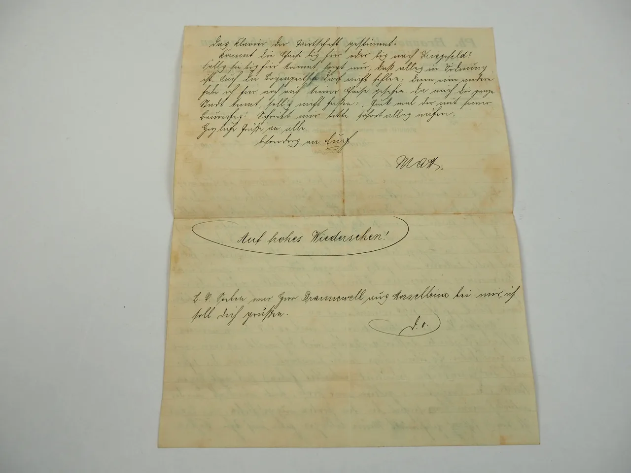 Braunewell Kirchheimbolanden Rheinland Pfalz Eisenwarenhandlung Brief 1901