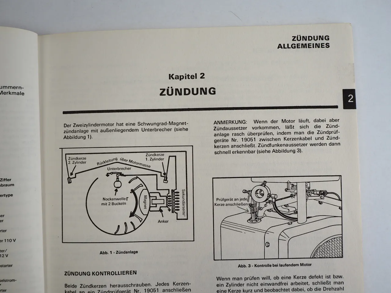 Briggs & Stratton 2 Zylinder Motor Reparaturhandbuch 1978