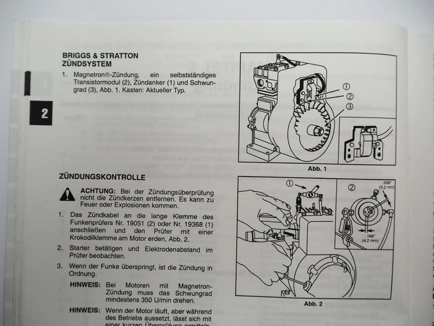 Briggs & Stratton Einzylinder Seitenventil Motor ab 1981 Werkstatthandbuch
