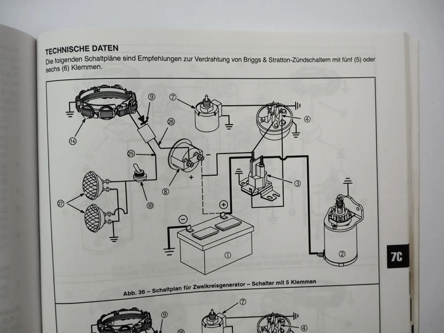 Briggs & Stratton Einzylinder Seitenventil Motor ab 1981 Werkstatthandbuch