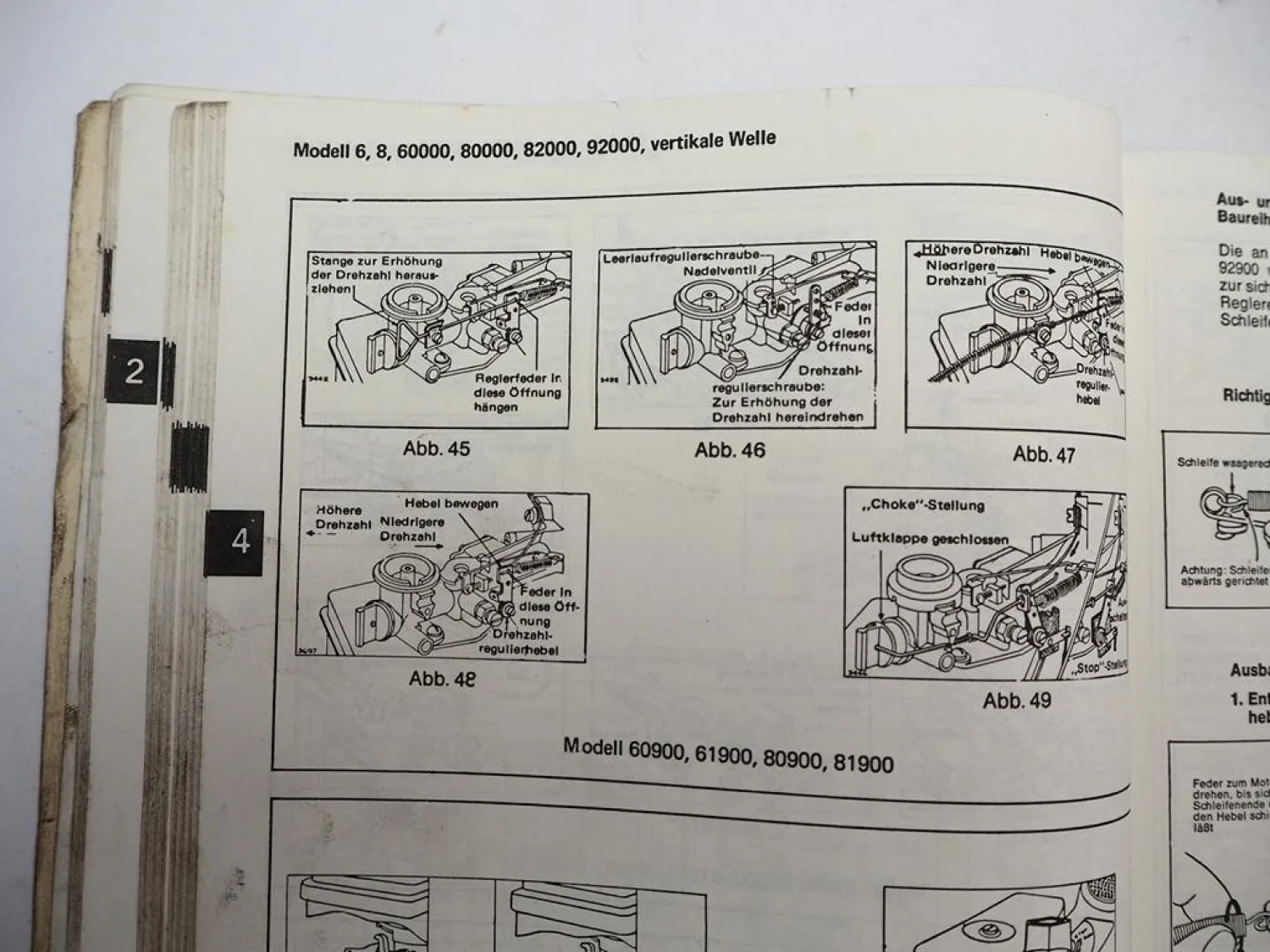 Briggs & Stratton Einzylinder Viertakt Motor Werkstatthandbuch Reparatur 1981