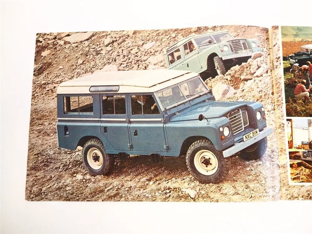 British Leyland Land Rover Serie III 88 109 Station Wagon Prospekt Brochure 1974