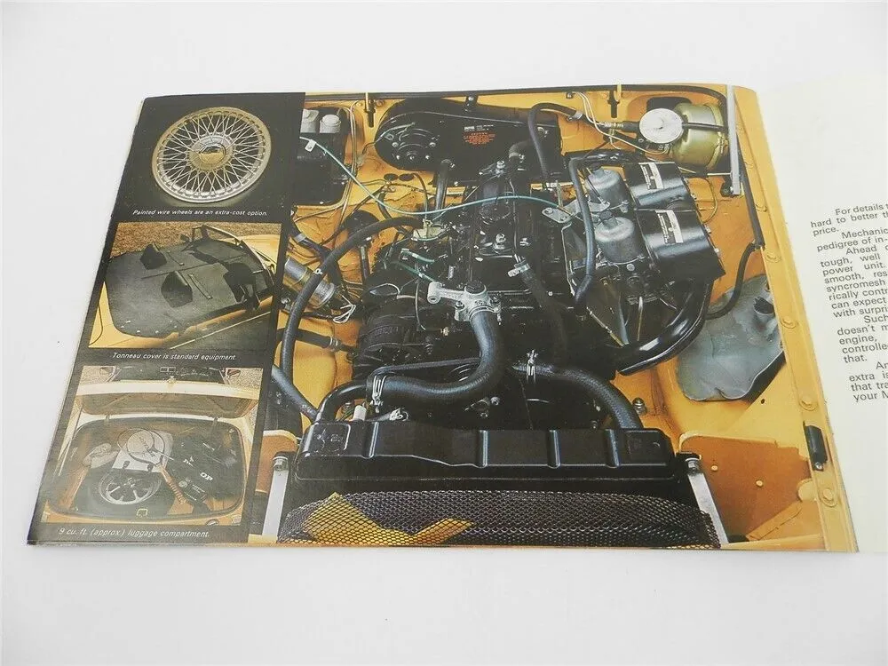 British Leyland UK Cars MG MGB Prospekt Brochure 1976