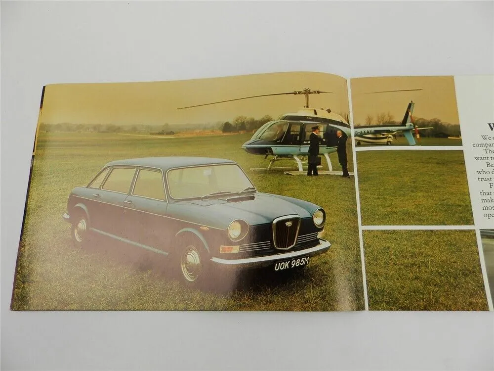 British Leyland UK Cars Wolseley Six Prospekt Brochure 1973