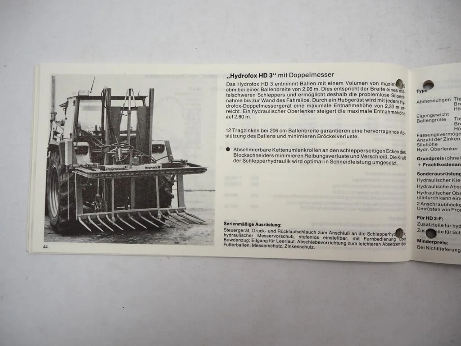 BSL Strautmann Preisliste 1989 Streublitz Kippanhänger Ladeblitz Hydrofox