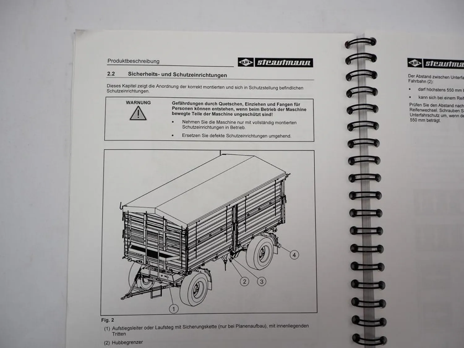 BSL Strautmann SEK SK STK SZK Kipper Anhänger Betriebsanleitung 2012