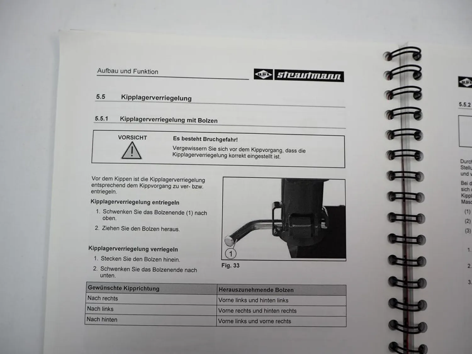 BSL Strautmann SEK SK STK SZK Kipper Anhänger Betriebsanleitung 2012
