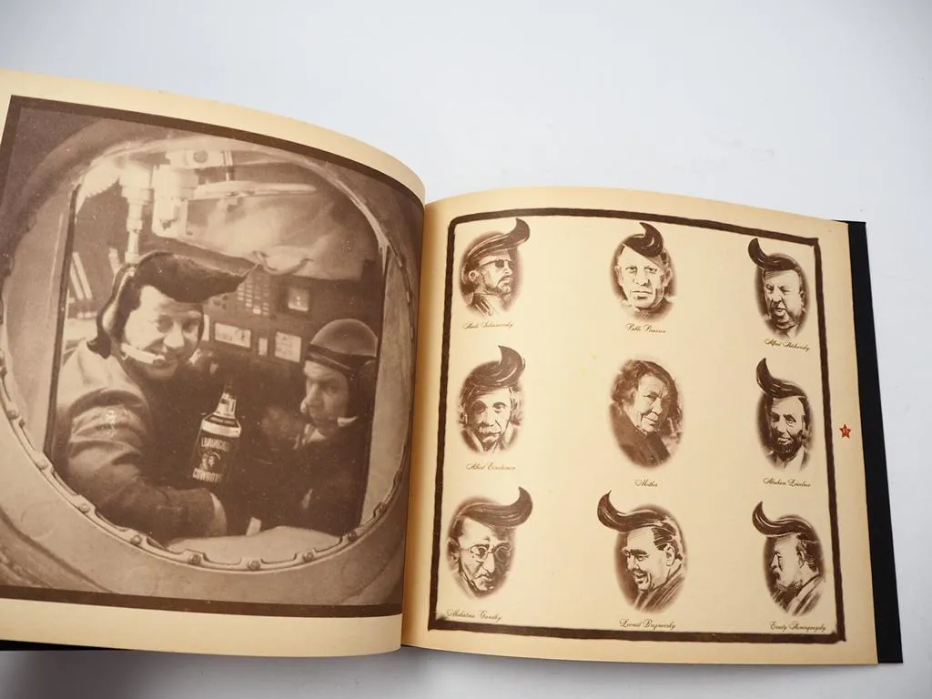 Buch und CD Leningrad Cowboys Vodka Since 1549 Finnland 1995 Werbung