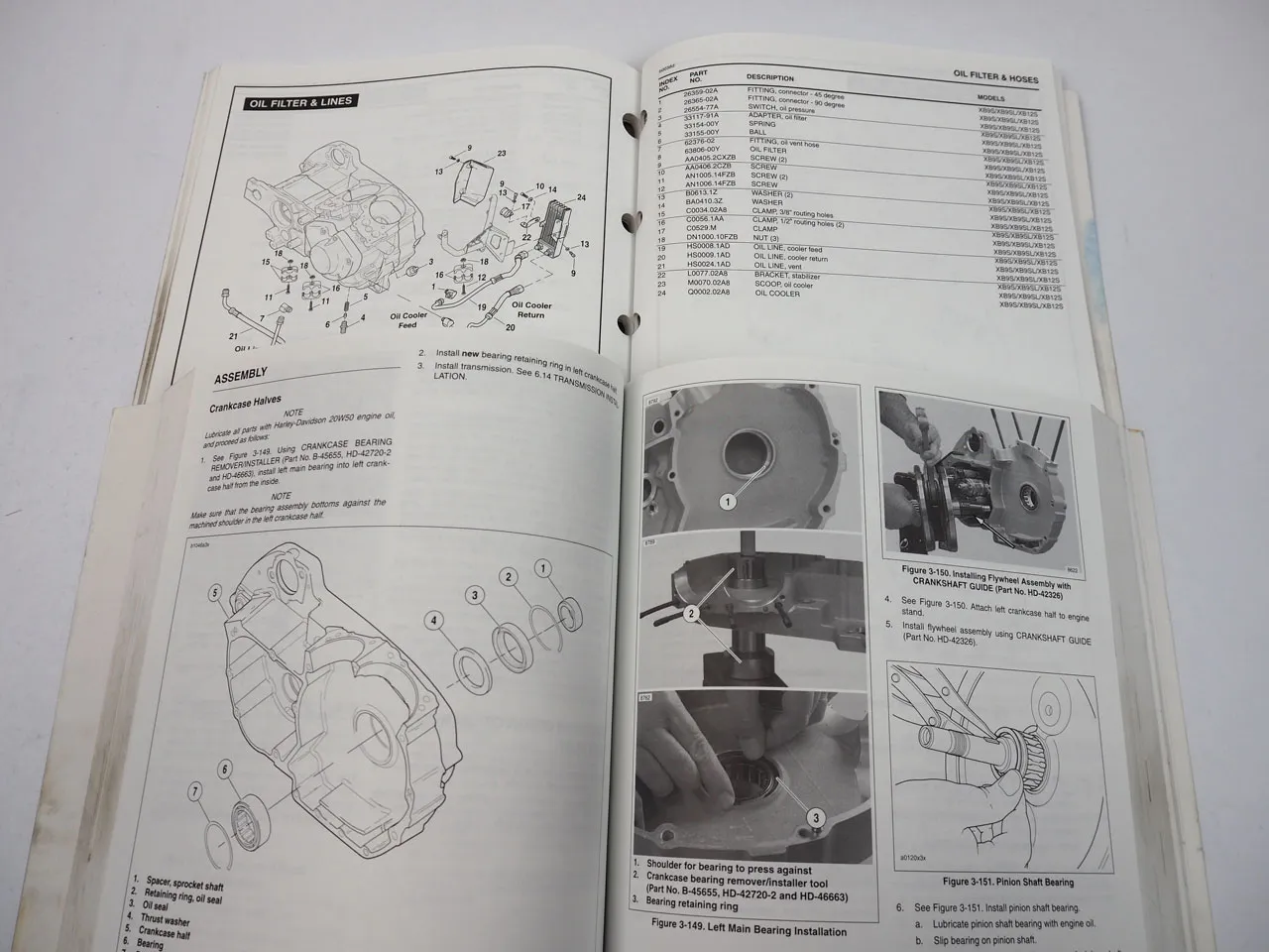 Buell Lightning XB9S SL 12S 2004 Service Manual and Parts Catalog