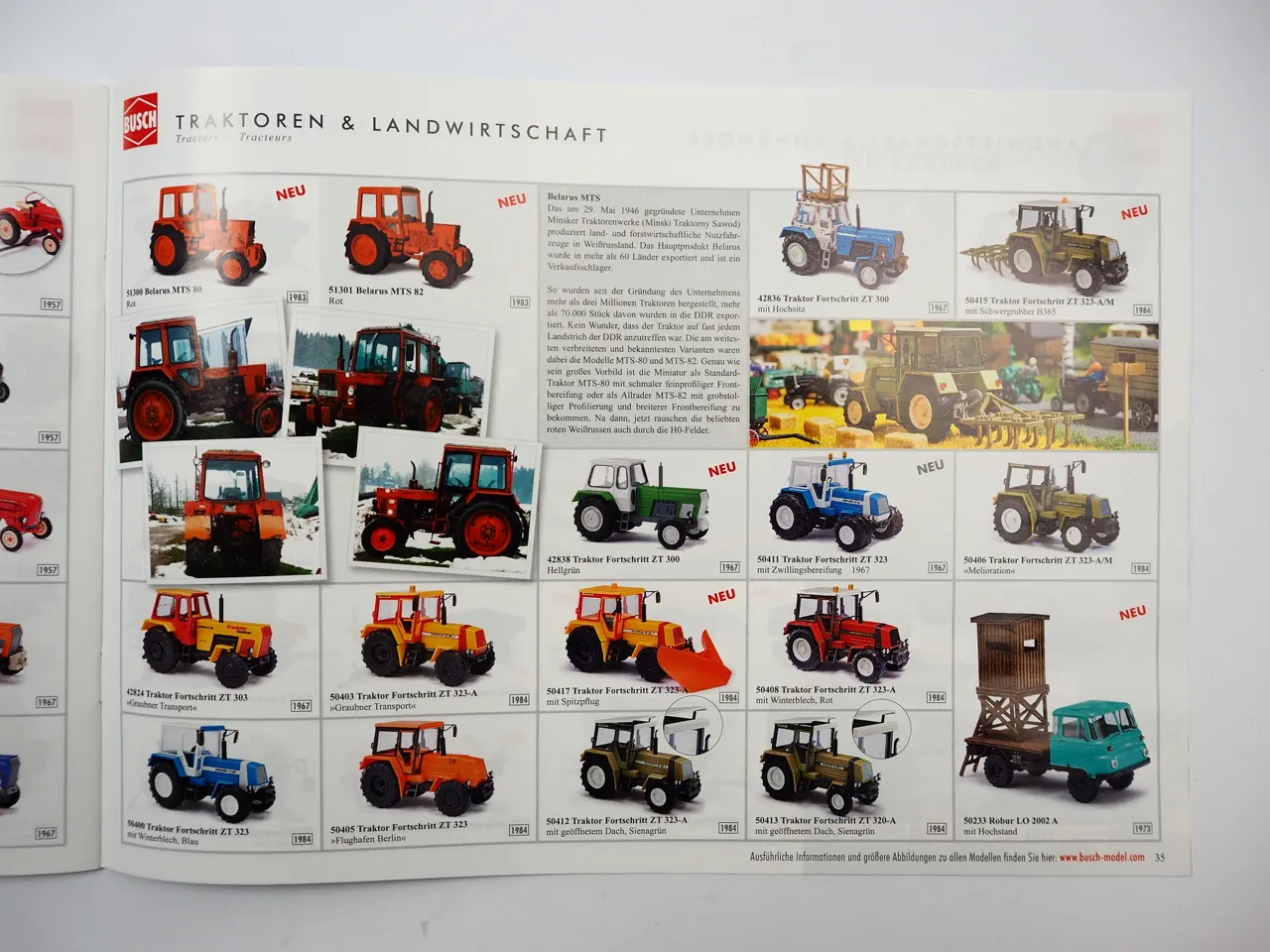 Busch Automodelle Modellwelten Modellbahn 2014 - 2016 6 Kataloge / Prospekte