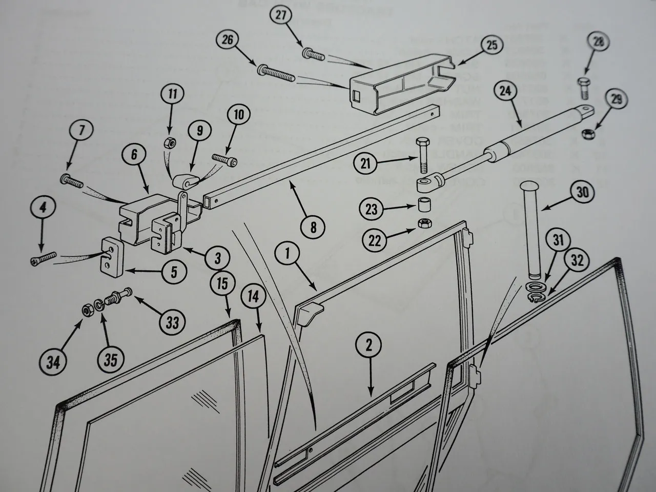 Case 1394 David Brown Tractor Parts Catalog Ersatzteilliste englisch Stand 1985