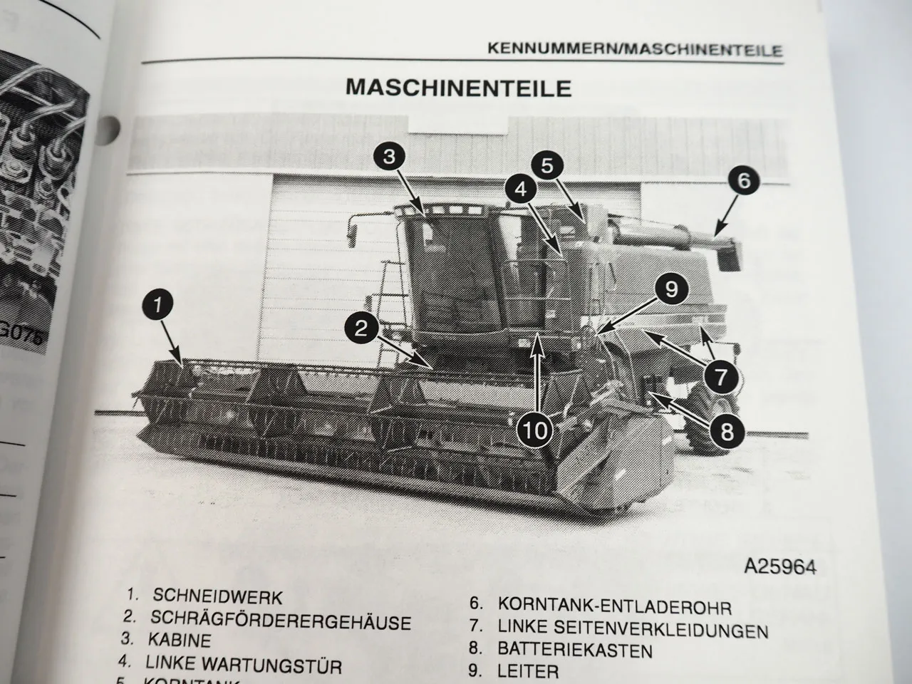 Case 2166 Axial Flow Mähdrescher Betriebsanleitung 1996