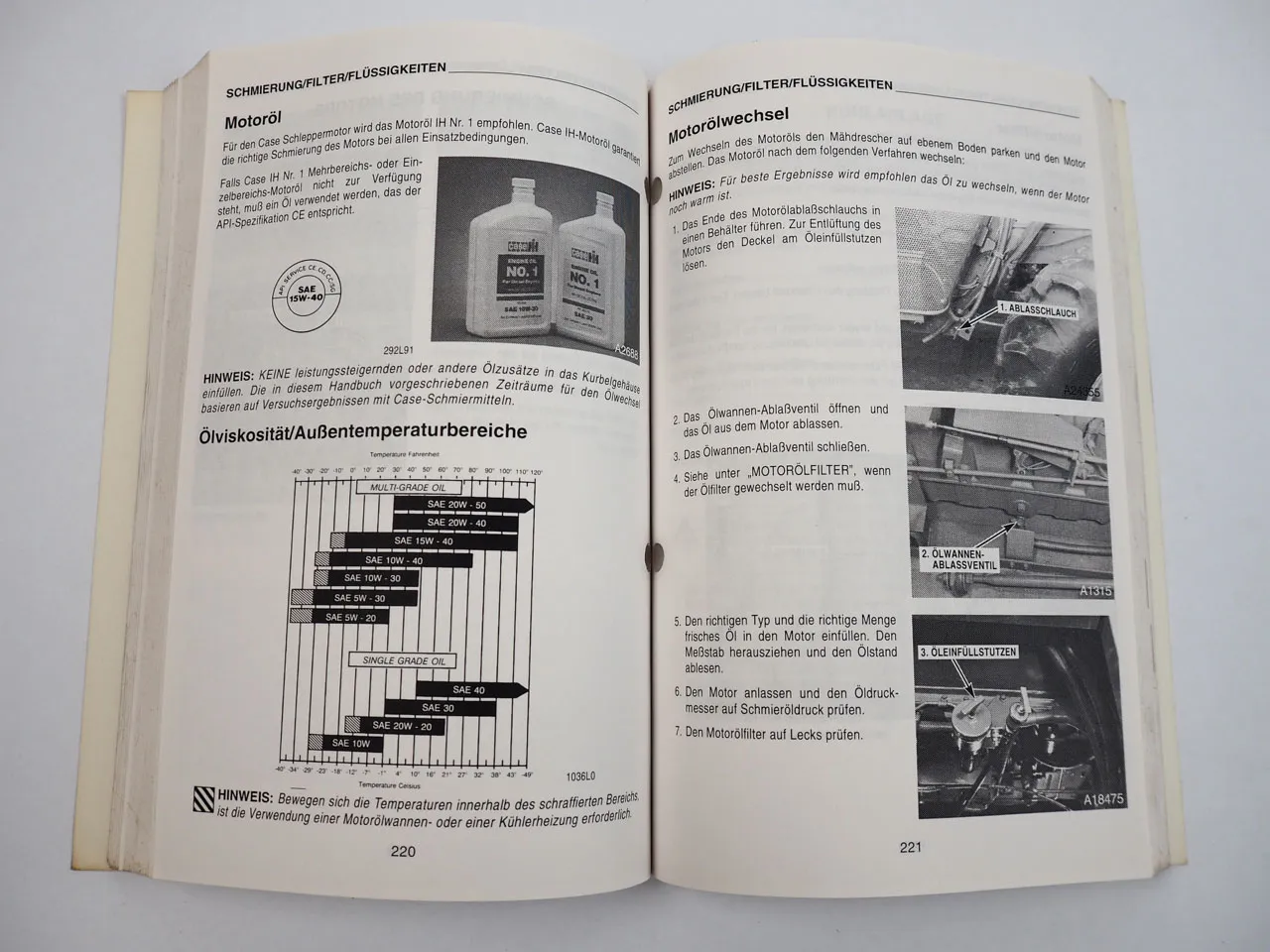 Case 2188 Axial Flow Mähdrescher Betriebsanleitung Bedienungsanleitung 1995
