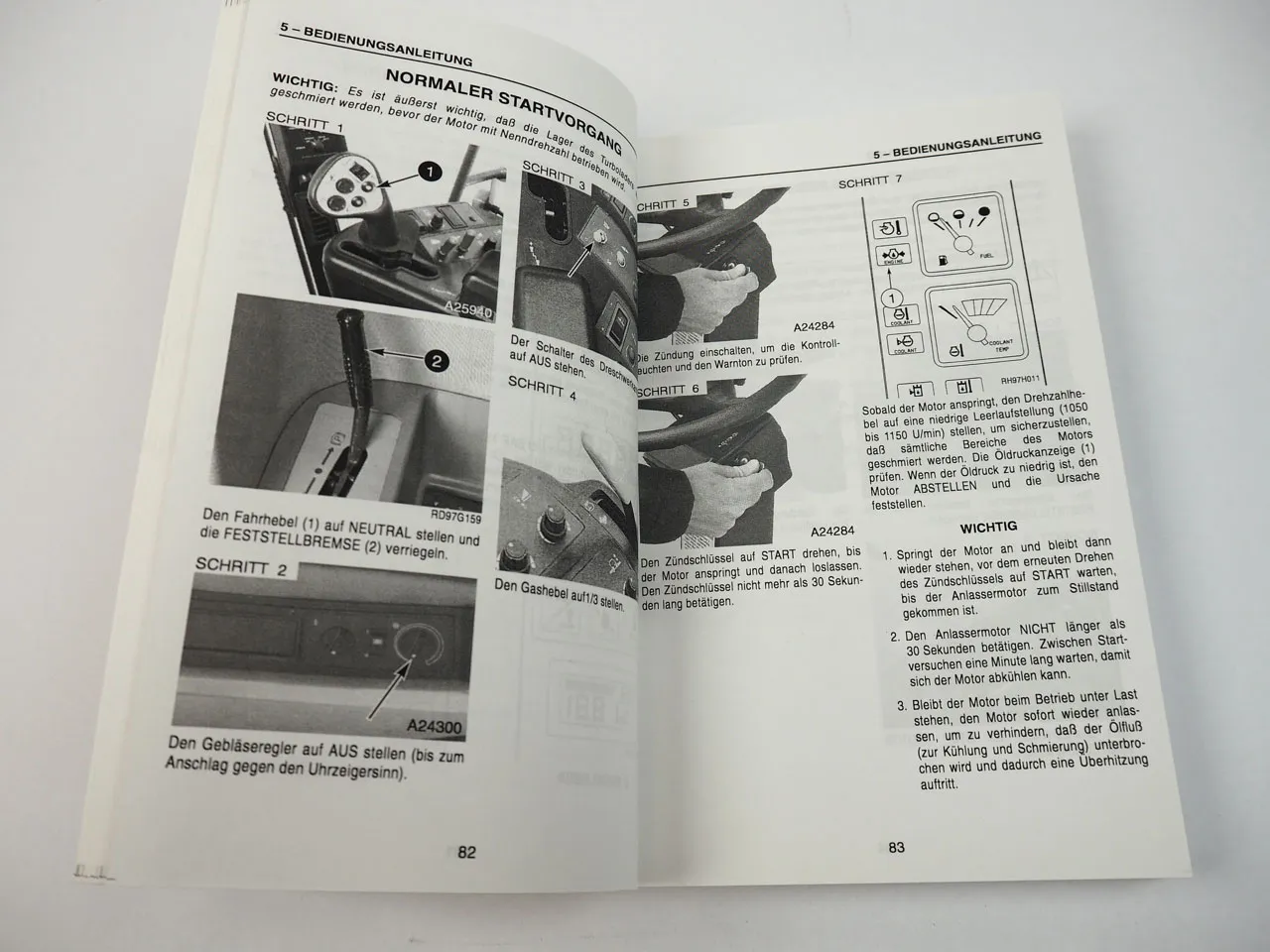 Case 2388 Axial Flow Mähdrescher Betriebsanleitung 1998