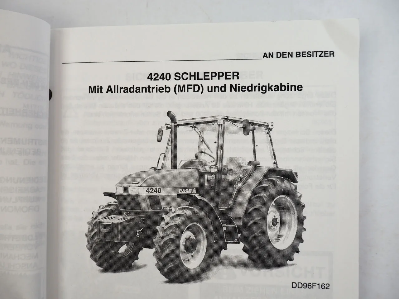 Case 3200 3210 3220 3230 4210 4220 4230 4240 Schlepper Betriebsanleitung 10/1996