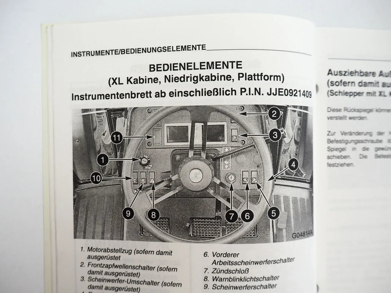 Case 3210 3220 3230 4210 4220 4230 4240 Schlepper Betriebsanleitung 11/1996