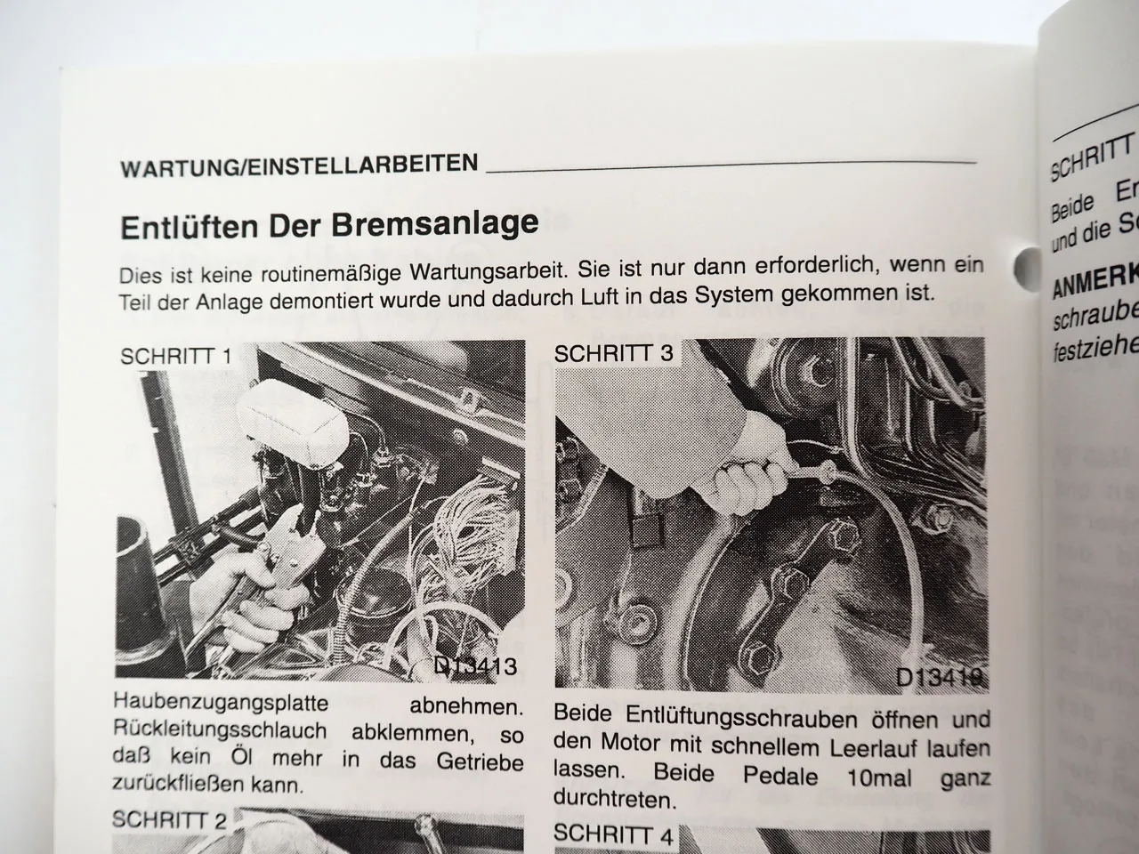 Case 3210 3220 3230 4210 4220 4230 4240 Schlepper Betriebsanleitung 11/1996