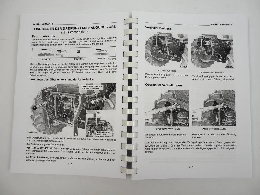 Case 3210 3220 3230 4210 4220 4230 4240 Allrad Schlepper Betriebsanleitung 1996