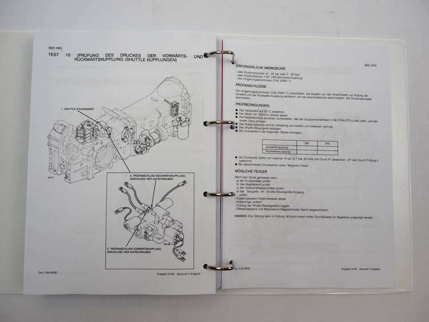 Case 5120 5130 5140 5150 Fehlersuche Elektrik & Hydraulik 1990 Werkstatthandbuch