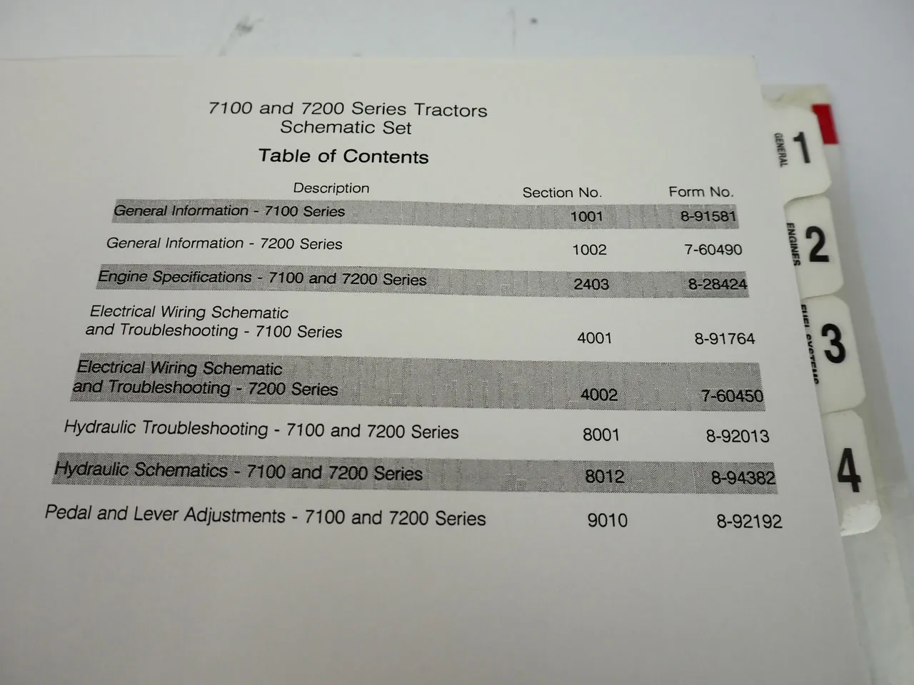 Case 7110 7120 7130 7140 7210 7220 7230 7240 7250 Electrical Hydraulic Schematic