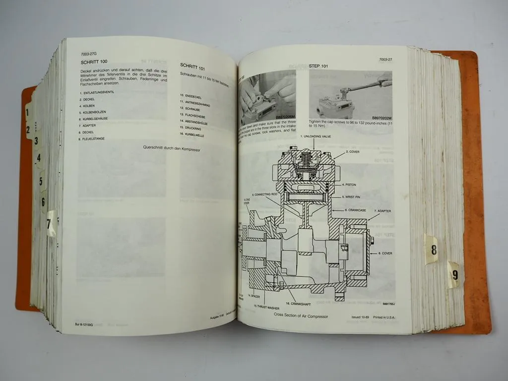 Case 721 Radlader Loader Werkstatthandbuch Service manual 1990