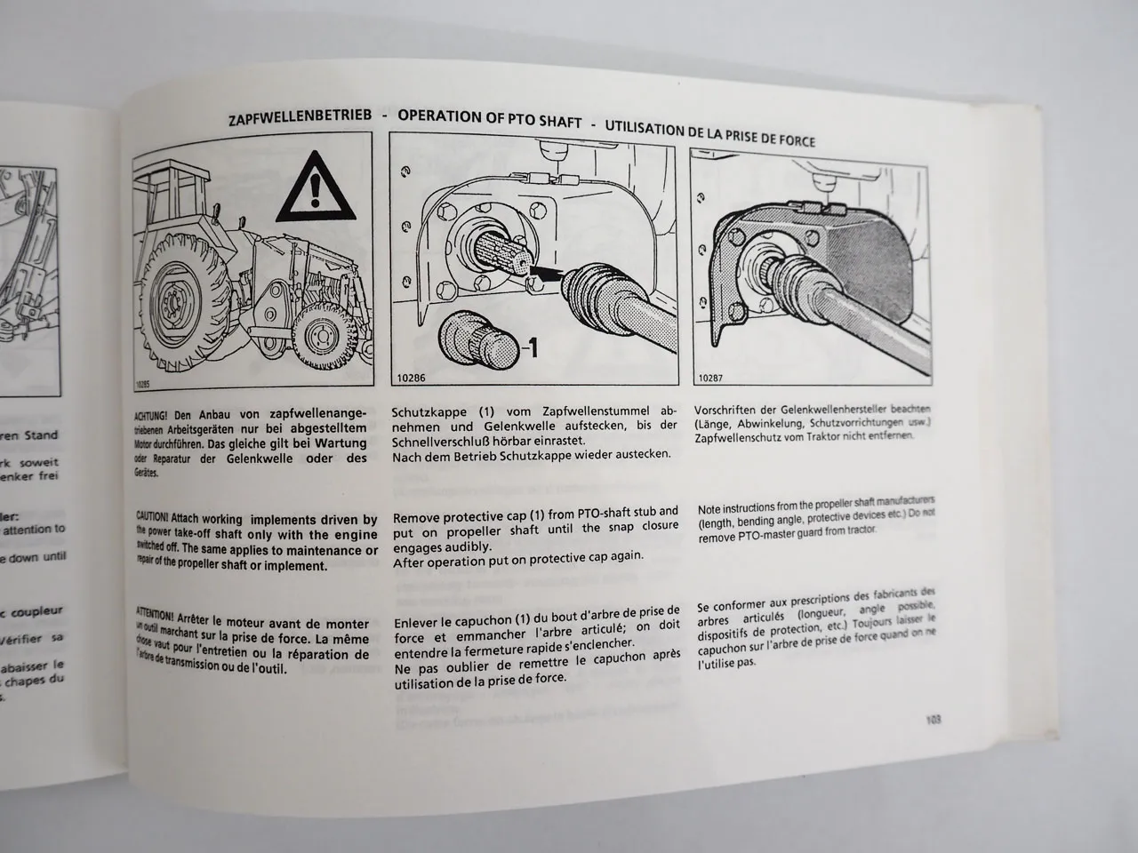 Case C42 C48 Allrad Compact Traktor Betriebsanleitung 1995 WD 308.48 + WD 308.85