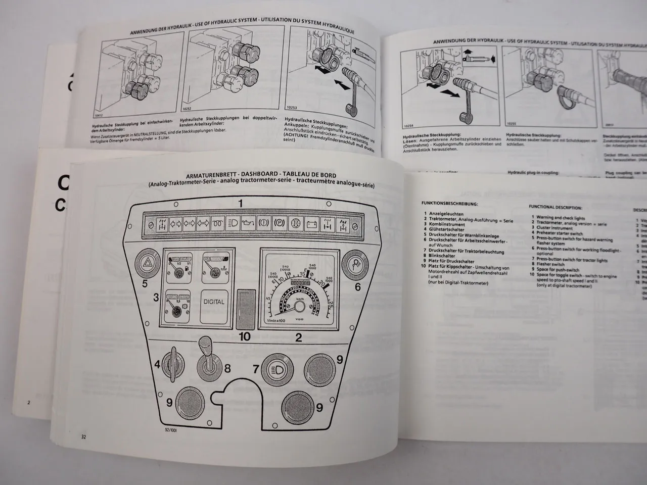 Case C42 C48 C55 C64 C70 Compact Allrad Traktor Betriebsanleitung 1995 Wartung