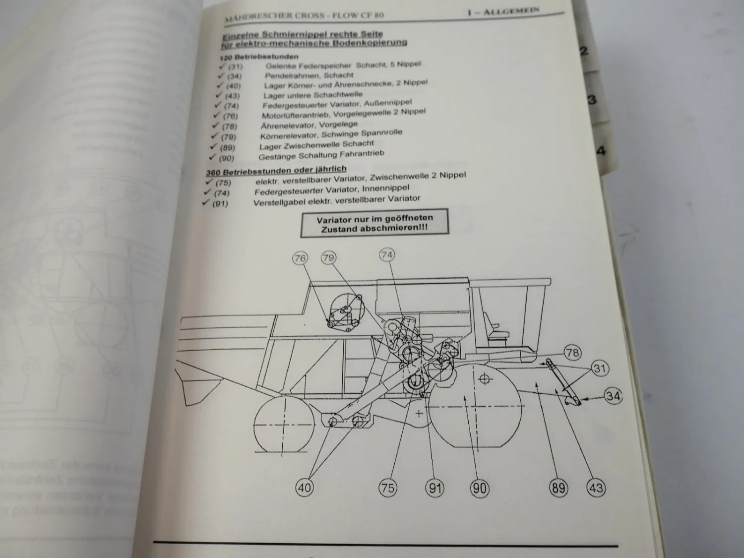 Case CF80 Cross Flow Mähdrescher Service Training 2000 Werkstatthandbuch