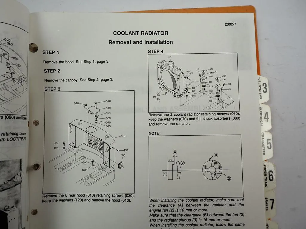 Case CK08 Raupenbagger Crawler Excavator Parts Catalog Service Manual