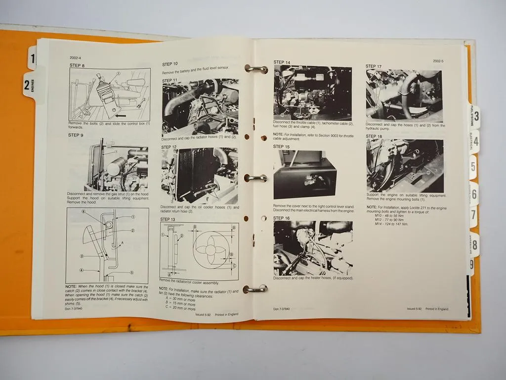 Case CK25 CK28 Raupenbagger Excavator Werkstatthandbuch Service Manual 1992