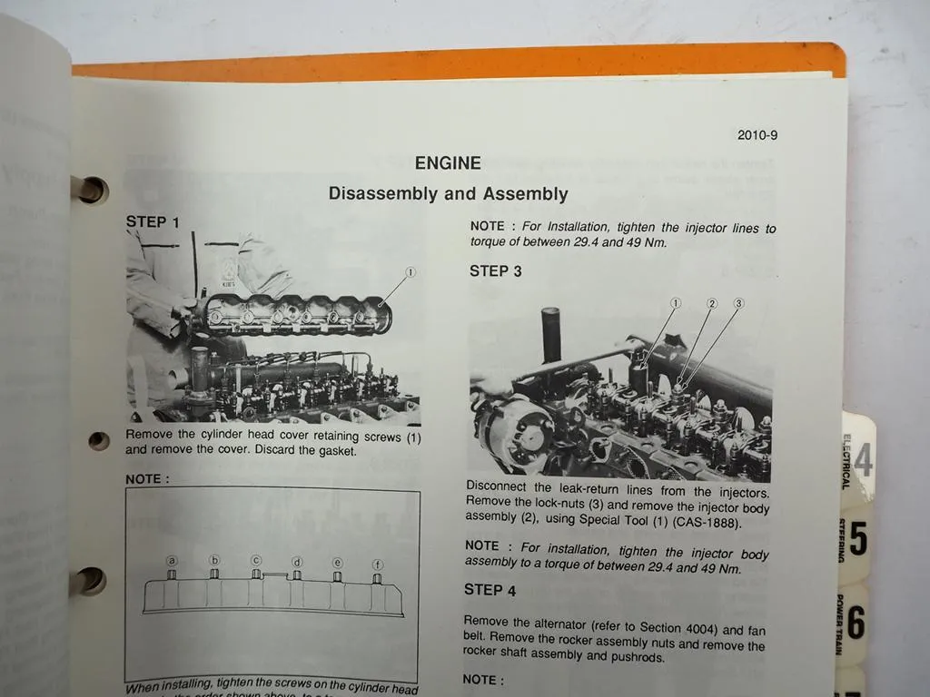 Case CK62 Raupenbagger Crawler Excavator Parts Catalog Service Manual