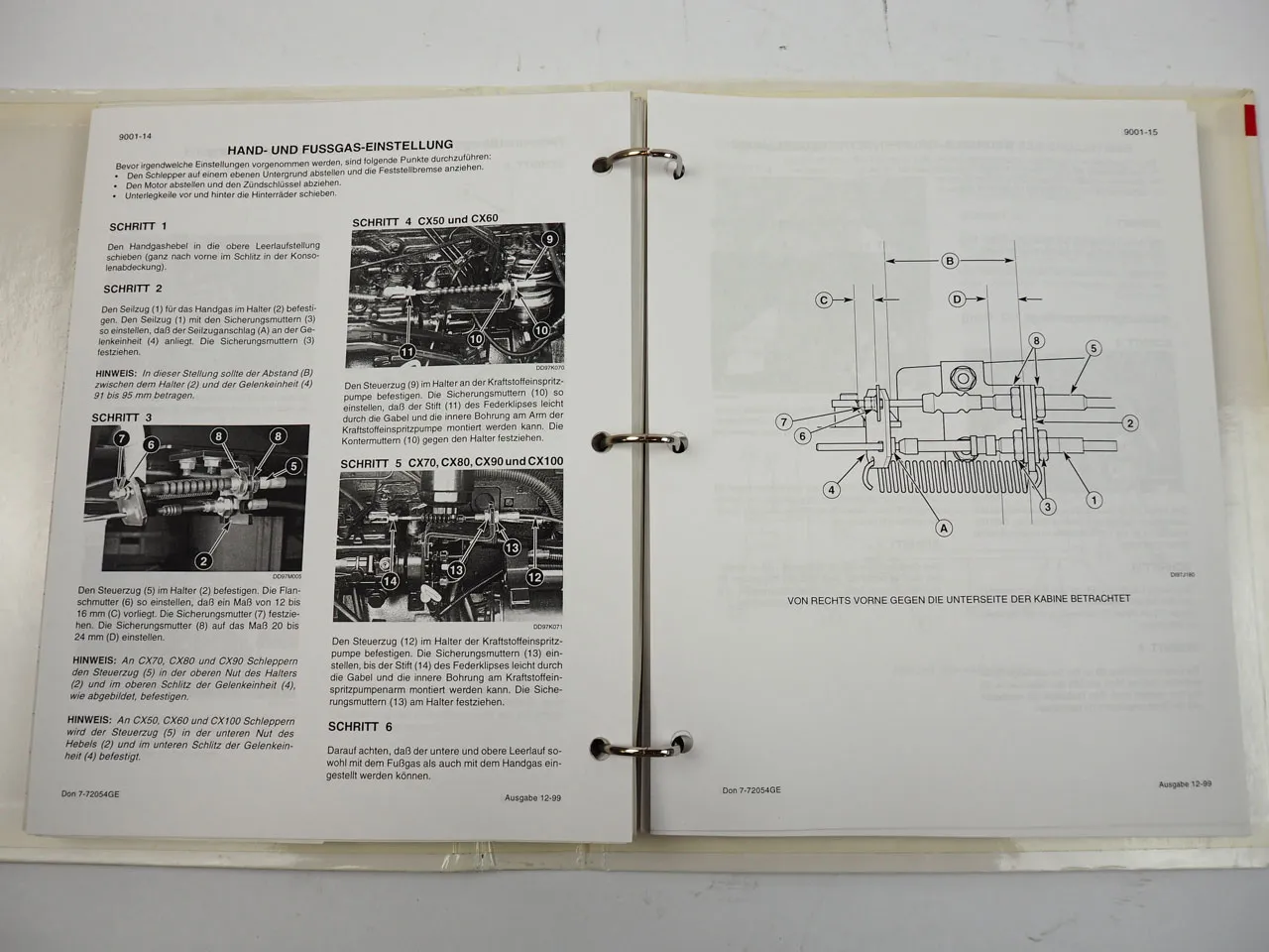 Case CX 50 60 70 80 90 100 Schaltpläne Schaltplan Elektrik Hydraulik 2000