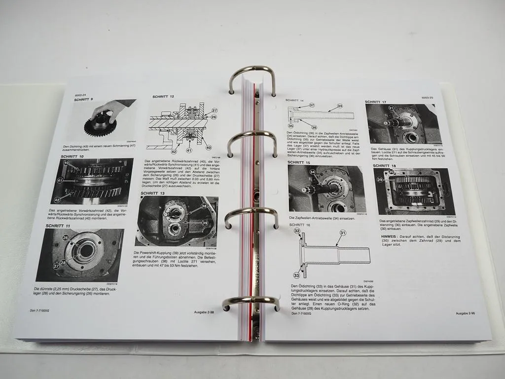 Case CX 50 60 70 80 90 100 Schlepper Werkstatthandbuch