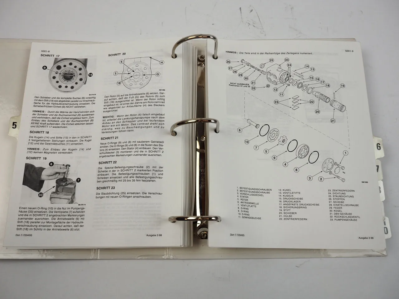 Case CX 50 60 70 80 90 100 Werkstatthandbuch Reparaturanleitung 1998