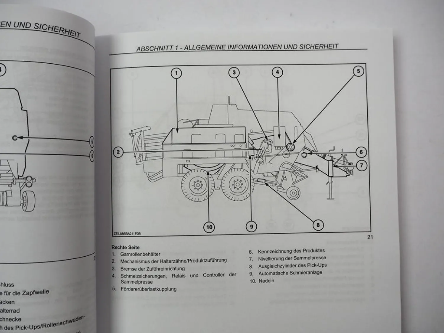 Case IH LB 323 333 423 433 Großballenpresse Betriebsanleitung Bedienung 2009