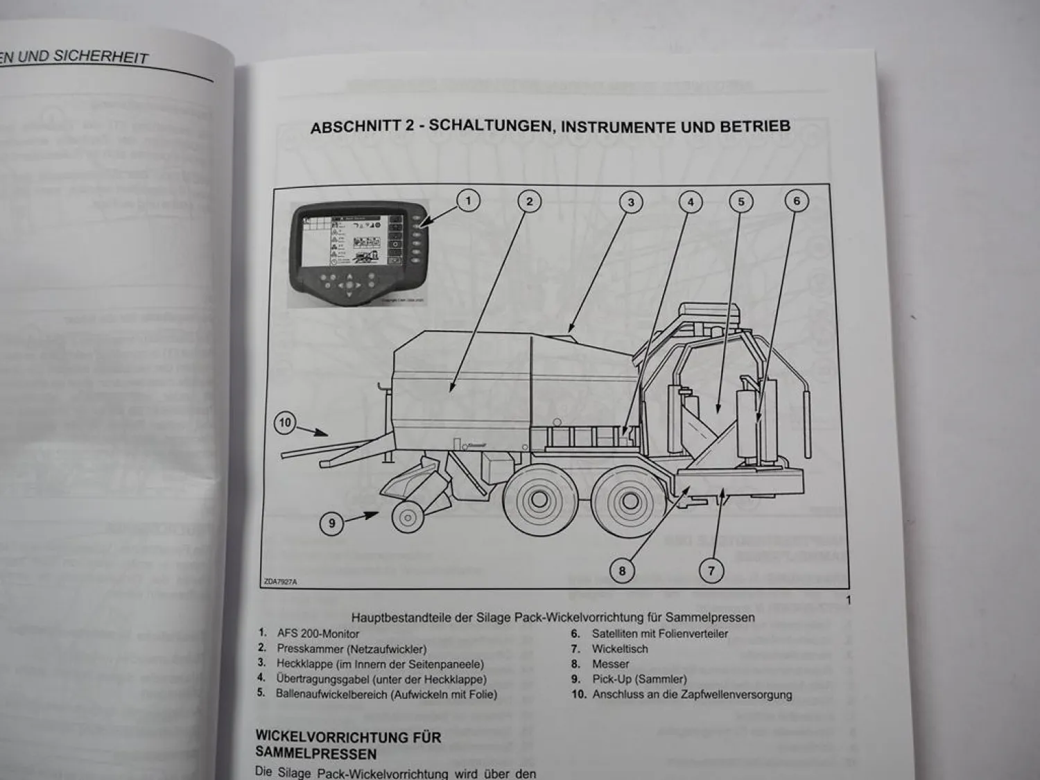 Case IH RB344 Silage Pack Sammelpresse Betriebsanleitung Bedienung Wartung 2009
