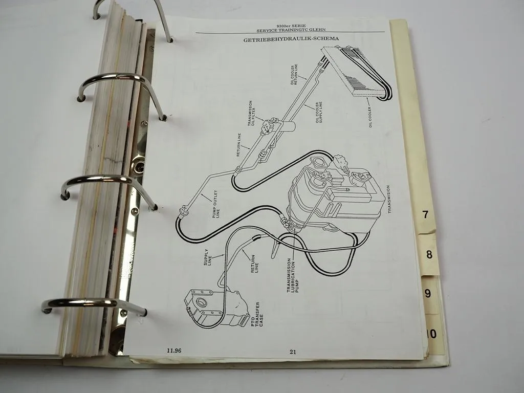 Case IH Steiger 9310 9330 9350 9370 9380 9390 Service Training Werkstatthandbuch