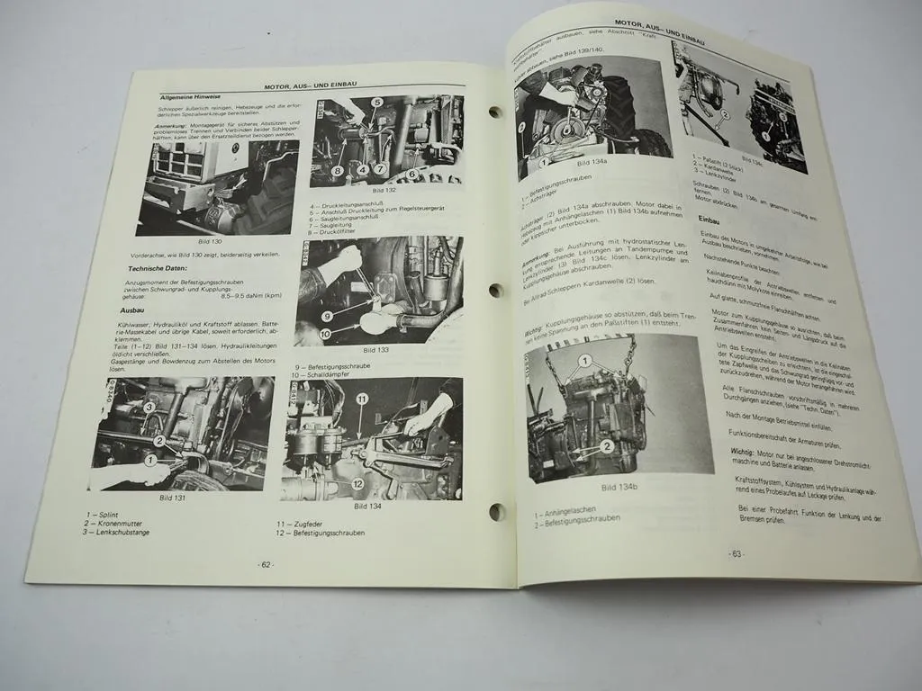 Case IHC 433 533 633 733 V / E Serie II Fahrgestell Werkstatthandbuch 1990