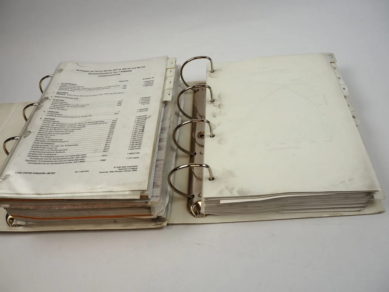 Case Maxxum MX 100 110 120 135 80 90 100 C Service Training Werkstatthandbuch