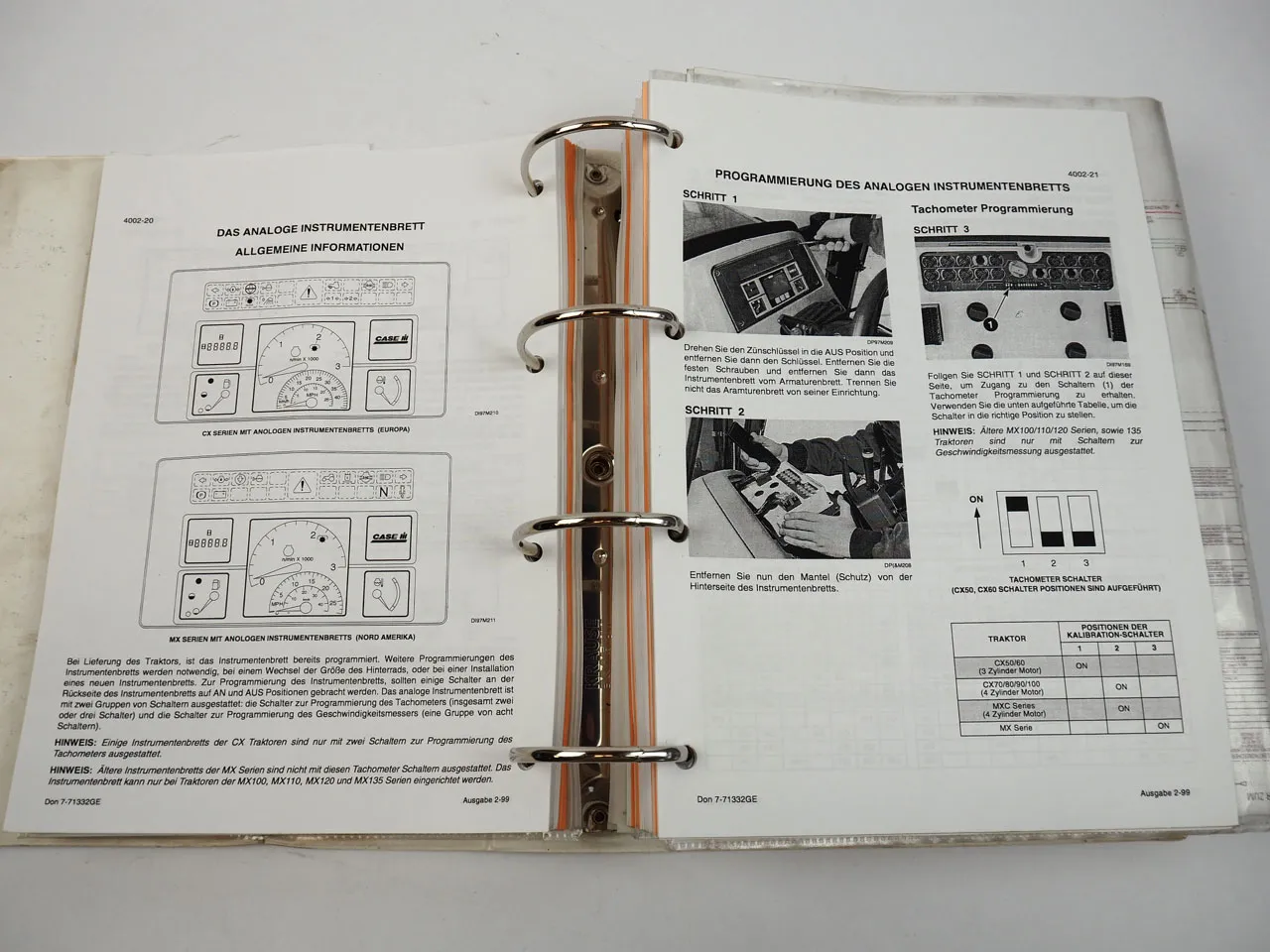 Case Maxxum MX 100 110 120 135 80 90 100 C Service Training Werkstatthandbuch