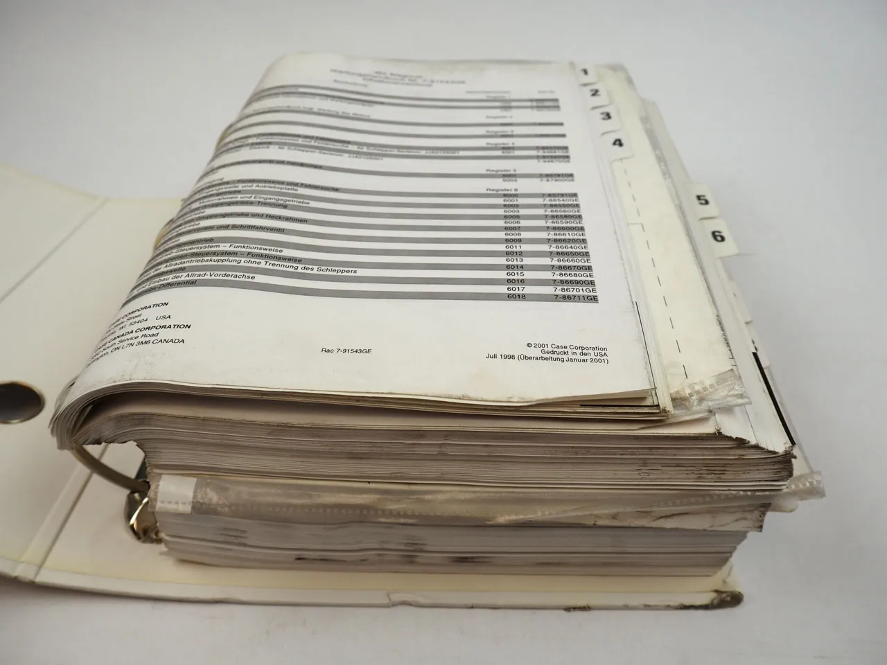 Case MX 180 200 220 240 270 Magnum Werkstatthandbuch 2001