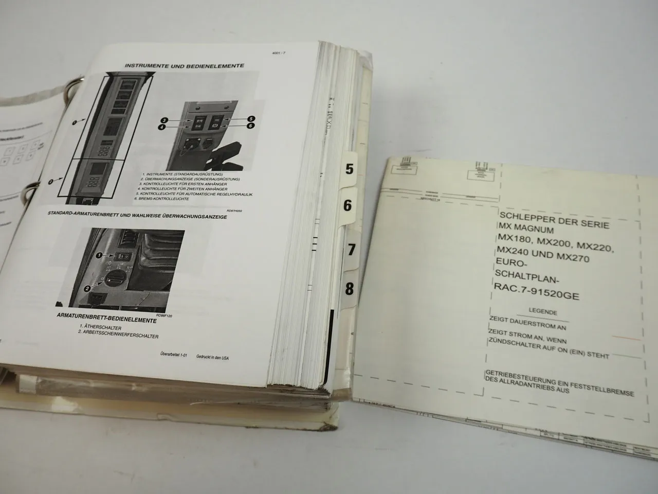 Case MX 180 200 220 240 270 Magnum Werkstatthandbuch 2001